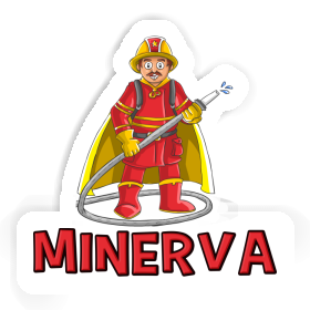 Sticker Minerva Firefighter Image