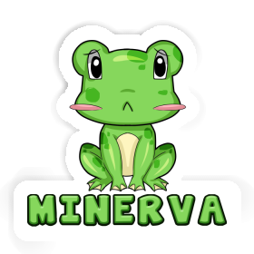 Aufkleber Frosch Minerva Image