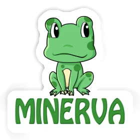 Aufkleber Minerva Frosch Image