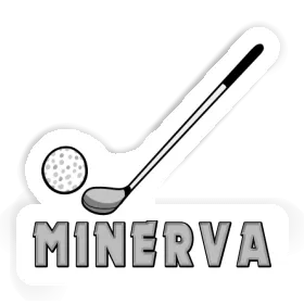 Minerva Sticker Golfschläger Image