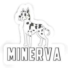 Sticker Minerva Great Dane Dog Image