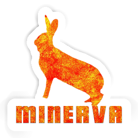Sticker Minerva Rabbit Image