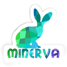 Sticker Minerva Rabbit Image