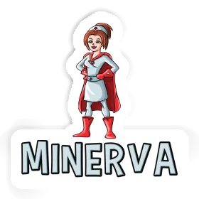Aufkleber Minerva Krankenschwester Image