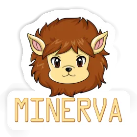 Sticker Löwe Minerva Image