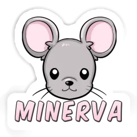 Maus Aufkleber Minerva Image