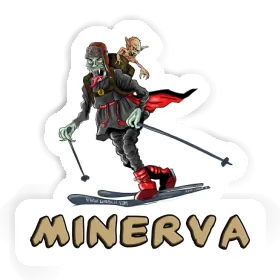 Telemarker Aufkleber Minerva Image