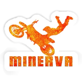 Sticker Motocross Jumper Minerva Image
