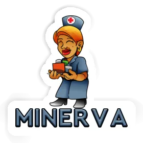 Pflegefachfrau Aufkleber Minerva Image