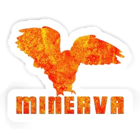 Aufkleber Eule Minerva Image