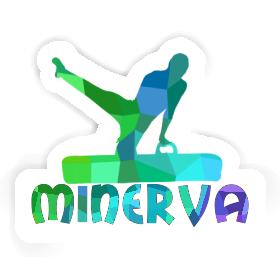 Minerva Sticker Gymnast Image