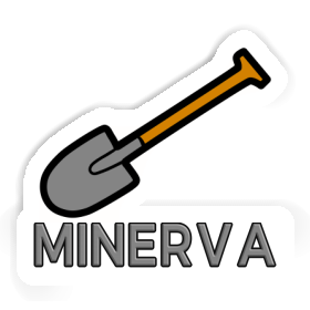 Aufkleber Minerva Schaufel Image