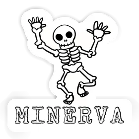 Minerva Sticker Totenkopf Image