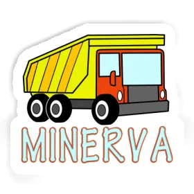 Aufkleber Muldenkipper Minerva Image