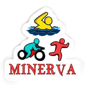 Sticker Minerva Triathlete Image