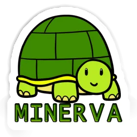 Sticker Minerva Schildkröte Image
