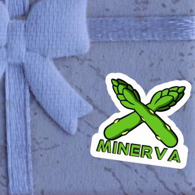 Aufkleber Spargel Minerva Notebook Image