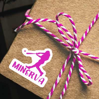 Sticker Minerva Baseball Player Gift package Image