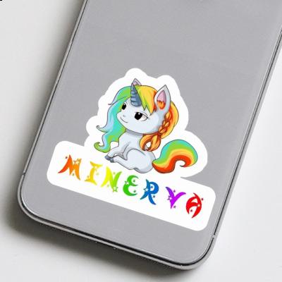 Aufkleber Minerva Einhorn Notebook Aufkleber Minerva Einhorn Gift package Image