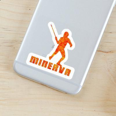 Autocollant Minerva Escrimeur Image
