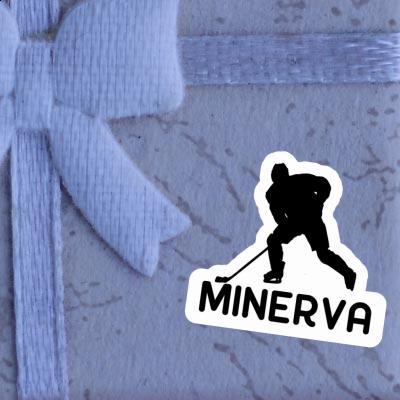Sticker Minerva Eishockeyspieler Image