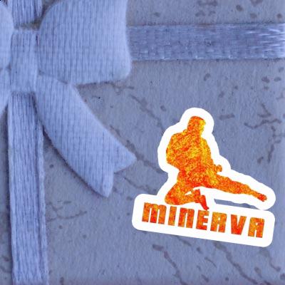 Aufkleber Minerva Karateka Notebook Image