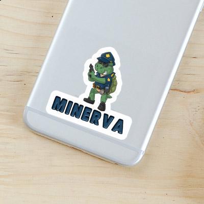 Minerva Sticker Polizist Laptop Minerva Sticker Polizist Laptop Image