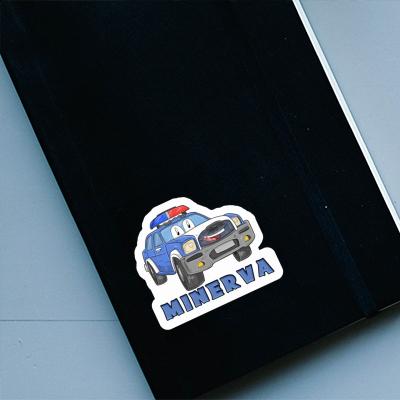 Minerva Aufkleber Streifenwagen Laptop Image