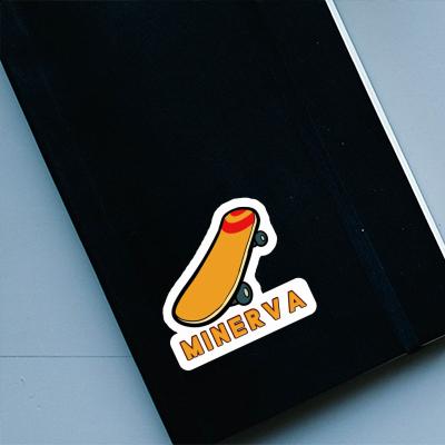 Minerva Sticker Skateboard Laptop Minerva Sticker Skateboard Laptop Image