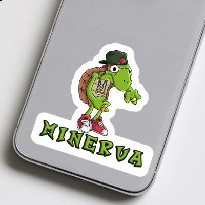 Sticker Minerva Hip Hop Turtle Laptop Image