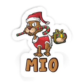 Chat de Noël Autocollant Mio Image