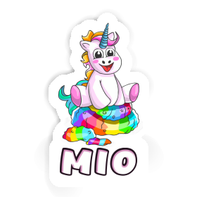 Autocollant Mio Baby licorne Image