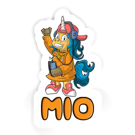 Licorne hip-hop Autocollant Mio Image