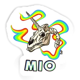 Autocollant Mio Crâne de licorne Image
