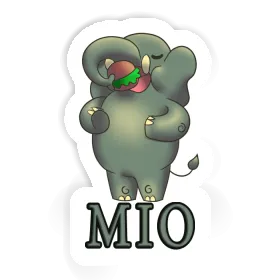 Autocollant Éléphant Mio Image