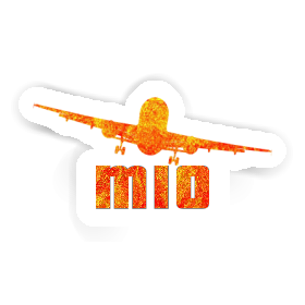 Mio Sticker Airplane Image