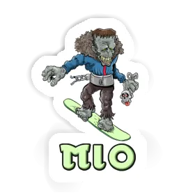 Mio Sticker Snowboarder Image
