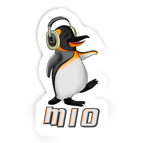 Mio Autocollant Pingouin musicien Image