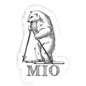 Sticker Mio Skier Image