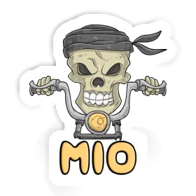 Mio Sticker Motorbike Rider Image