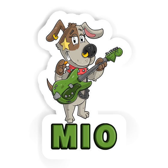 Guitariste Autocollant Mio Notebook Guitariste Autocollant Mio Gift package Image