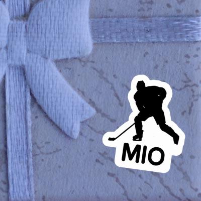Mio Sticker Eishockeyspieler Notebook Image