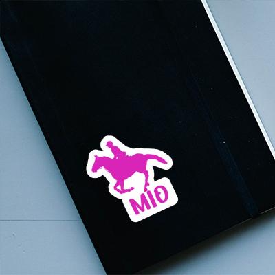 Sticker Mio Horse Rider Image