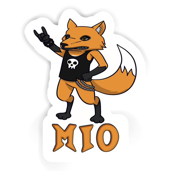 Rocker Fox Sticker Mio Laptop Image
