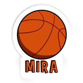 Sticker Mira Basketball Ball Image