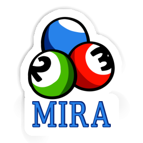 Mira Sticker Billardkugel Image