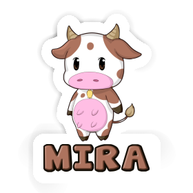 Cow Sticker Mira Image