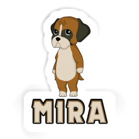 Aufkleber Mira Deutscher Boxer Image