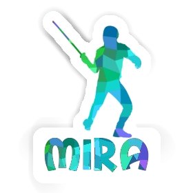 Mira Sticker Fencer Image