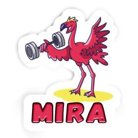 Sticker Mira Weight Lifter Image